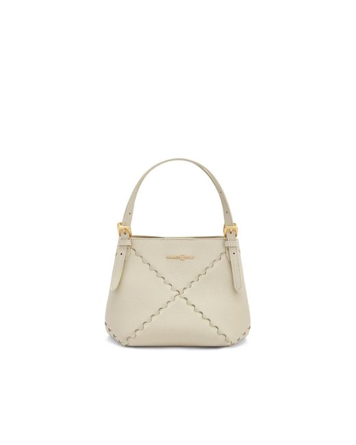 Orange Cube White Dusk Mosaic Mini Tote
