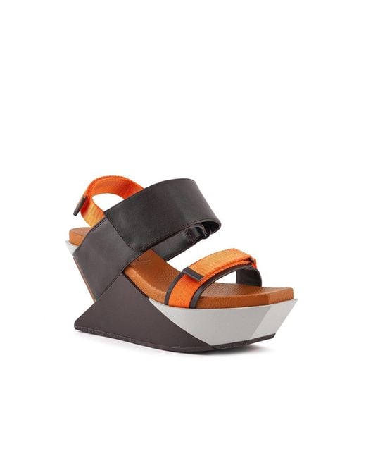 United Nude Brown Delta Run Wedge