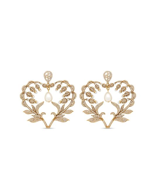 Stephanie Browne Australia Metallic Queen Of Hearts Earrings
