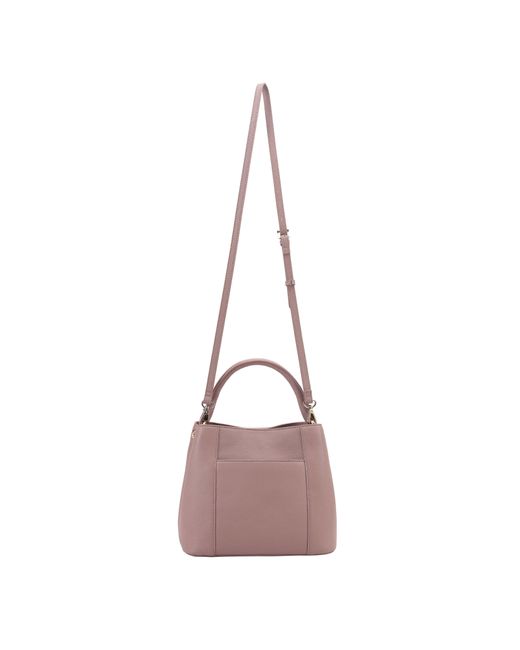 Paul Costelloe Pink Rosa Leather Bag