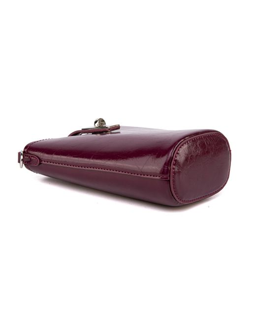 Mkf Collection - J'omor Purple Evelina Mini Bucket Bag