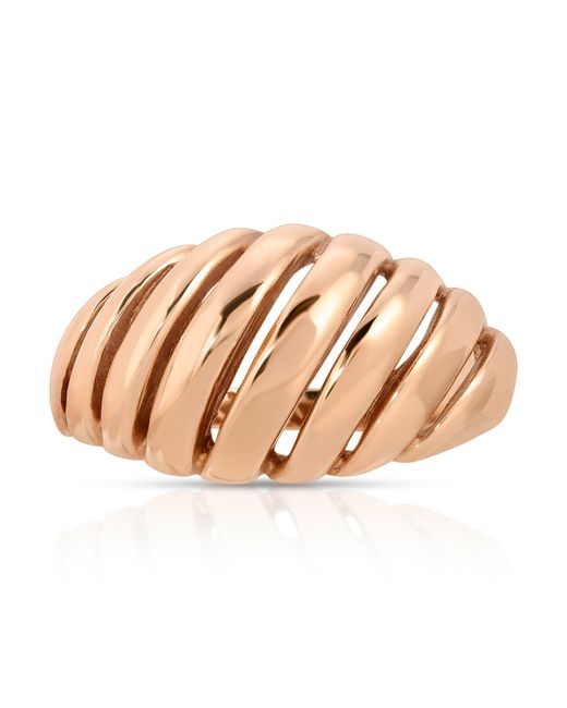Maya Brenner Metallic Etched Paris Ring
