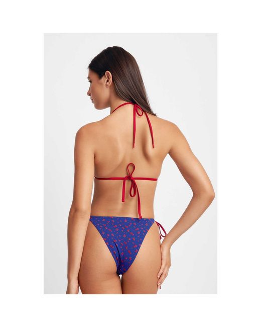Blackbough Swim Blue Zoey Triangle Top Heartache Pointelle