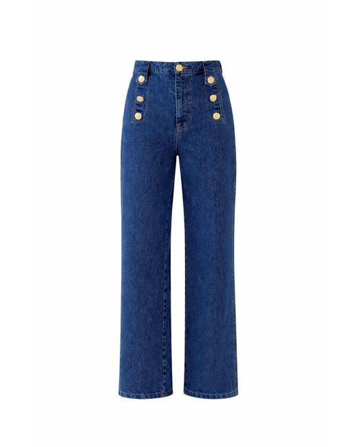 Exquise Blue Aleron Denim Pants