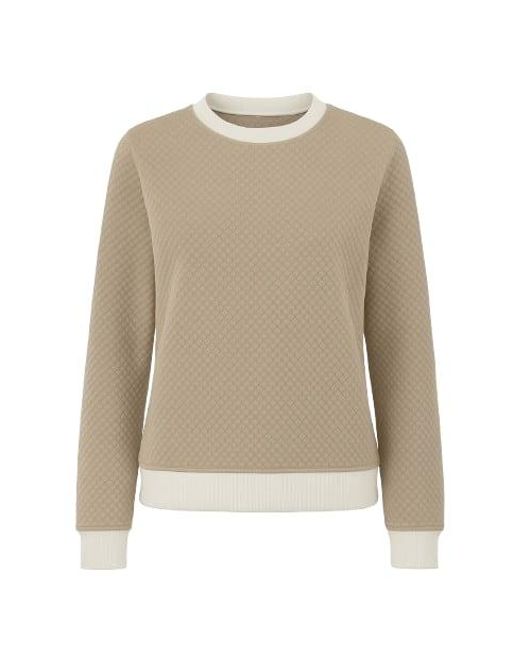 Conquista Natural Neutrals Trim Detail Sweatshirt