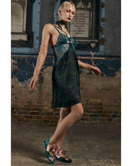 Natalia Petruch Blue Stella Silk Dress