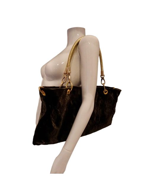 Romer Millinery Black Morphy Moldable 3 Way Handle Bag