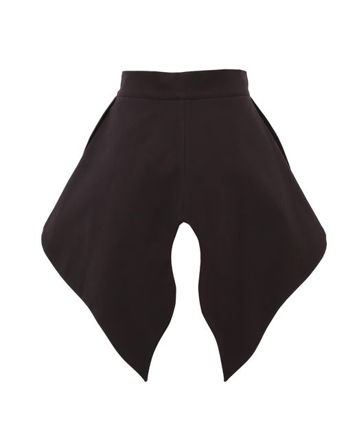 Julia Allert Black Sculpted Peplum Belt