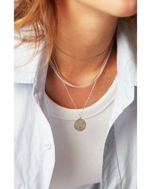 Argento Vivo Metallic The Sergia Chain Necklace