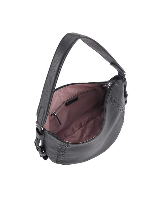 Lloyd Baker Black Penelope Leather Hobo/Shoulder Bag
