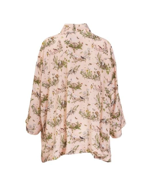 Fable England Natural Neutrals Morning Song Short Kimono