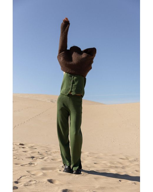 SALANIDA Green Ora Merino Pants