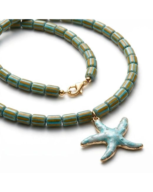 By Virgo Green Paros Necklace