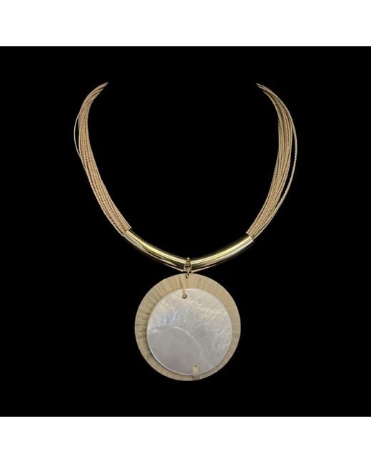 Nart Nature Making Art Brown The Buriti Natural Fiber Mother Of Pearl Medal