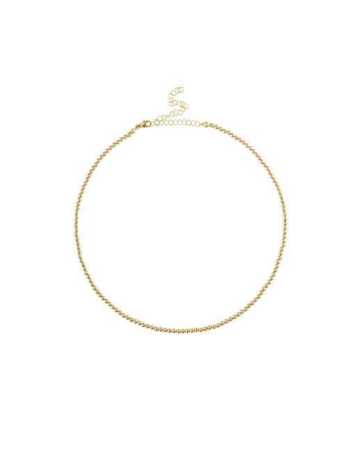 Olivia Le Metallic 3Mm Beaded Bubble Necklace
