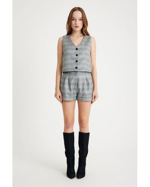 Growny Gray Suzie Short