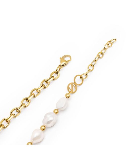 Nialaya Metallic Baroque Love Choker