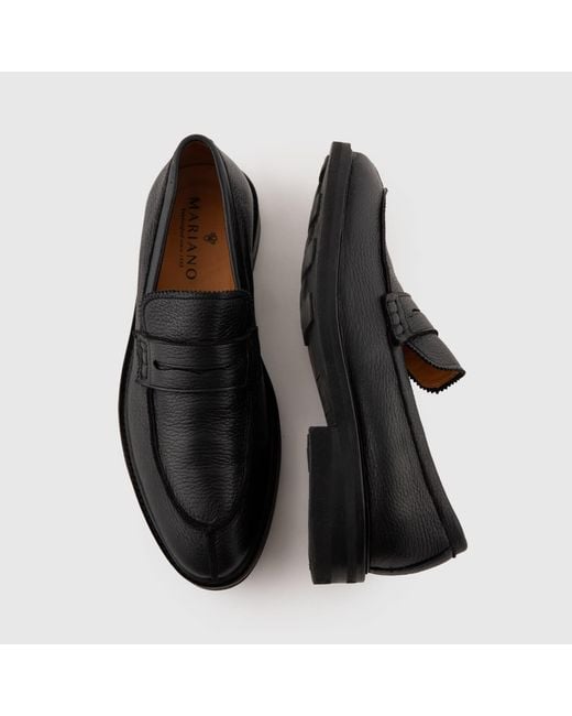 Mariano Shoes Black Restelo Loafer for men