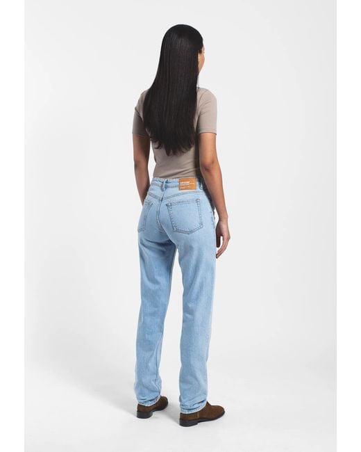 Dr. Denim Blue Arch Mid Straight