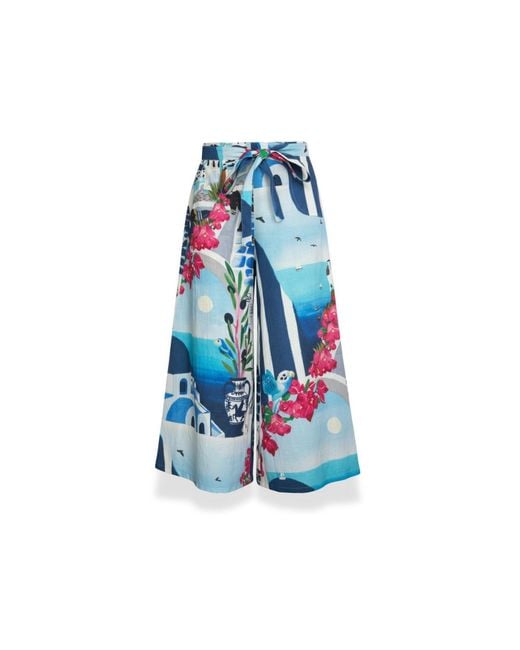 Pick Happy Blue Resort Flow Pants Santorini Limited Edition