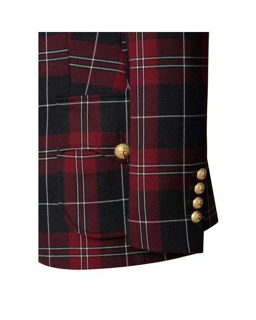 The Extreme Collection Red Tartan Check Blazer Gregor