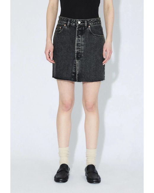 Dr. Denim Black Ara Skirt