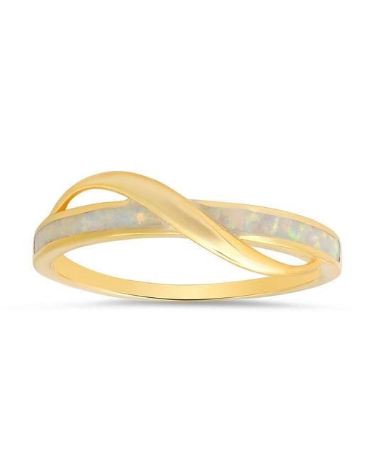 Kylie Harper Metallic Opal Wave Ring