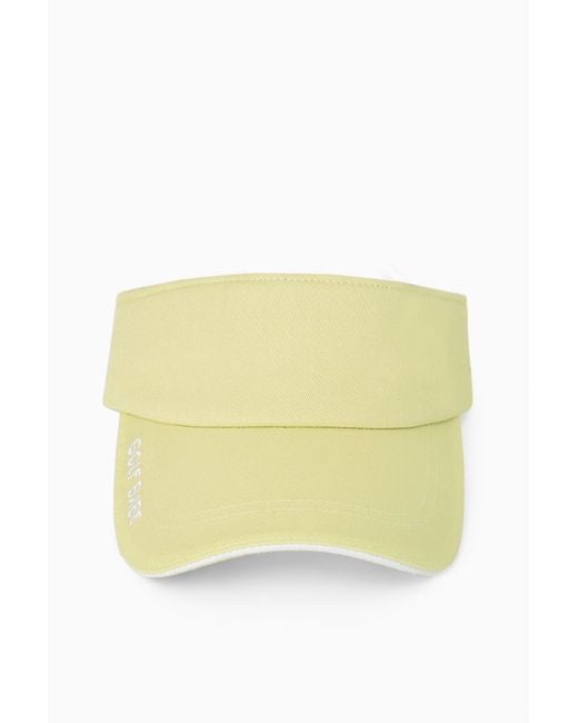 Victoria Paulsen Yellow Golf Babe Visor- Pastel