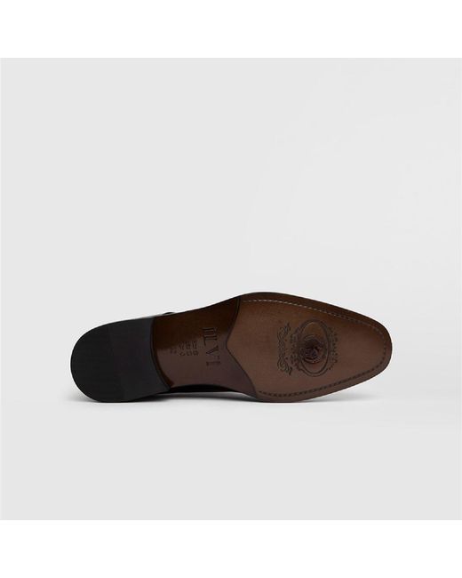 Ilvi Black Vitis Antique Leather Derby Shoe for men