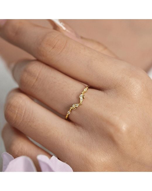 Azura Jewelry New York Yellow Gleam Band Vermeil