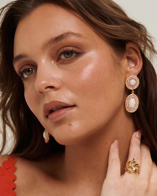 Ornare the Label Metallic Athena Earrings