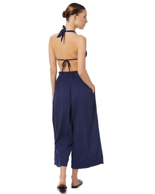Change of Scenery Blue Neutrals Brooke Pull-On Beach Pants