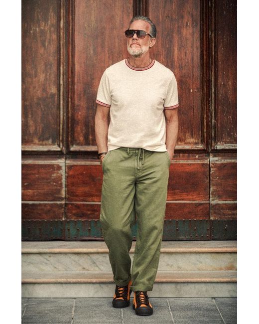 &SONS Trading Co Natural Neutrals Fontana T-Shirt Raw for men