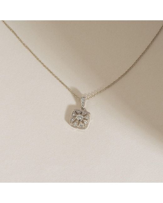 Diamonbliss Metallic Marilyn Monroe Vintage Square Pendant Necklace
