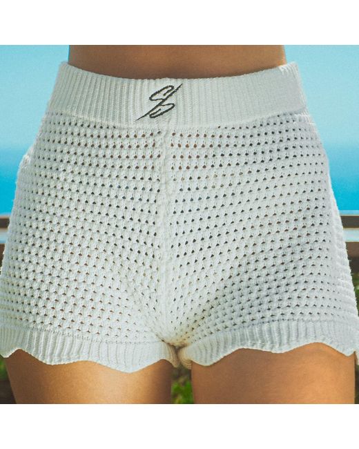 Shooni Natural Crochet Short