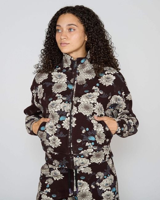 Lords of Harlech Brown June Serious Floral Jacket