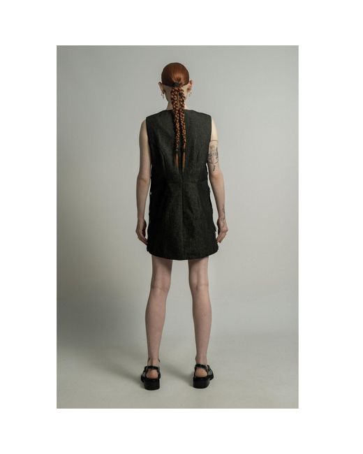 Van Brussel Black Bruno Vest Dress