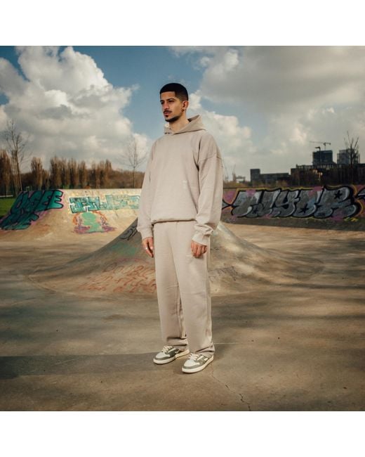 Storm Natural Neutrals Everyday Oversized Hoodie Stone for men