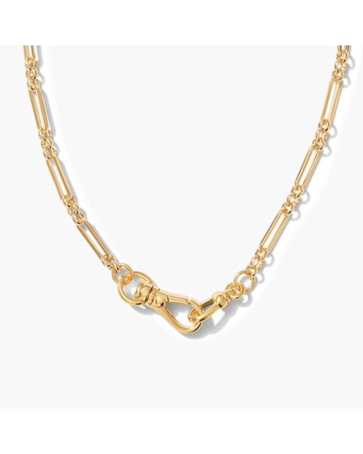 Alexie of Athens Metallic Tria Watch Chain Necklace