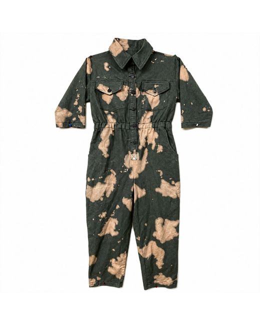 Zasta Studio Green Color Palette Raw Denim Overall I Four