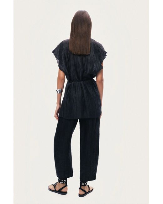 Nocturne Black Belted Vest