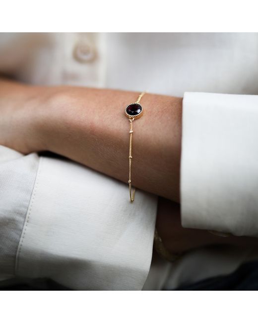 Auree Jewellery Metallic Barcelona January Birthstone Bracelet
