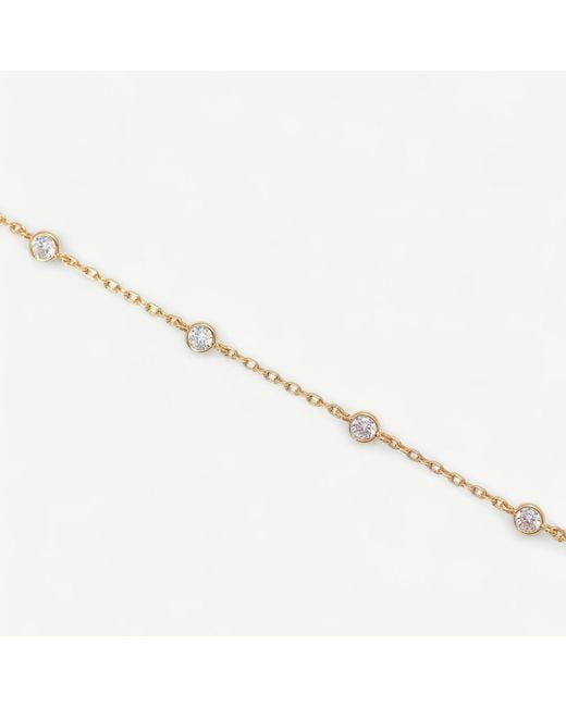 Miss Cecilia Metallic Stella Chain Necklace