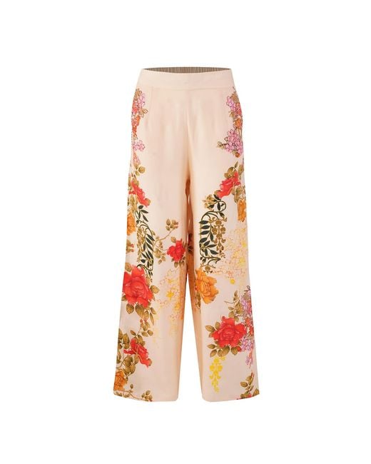 Raishma Orange Neutrals Nancy Cream Trousers