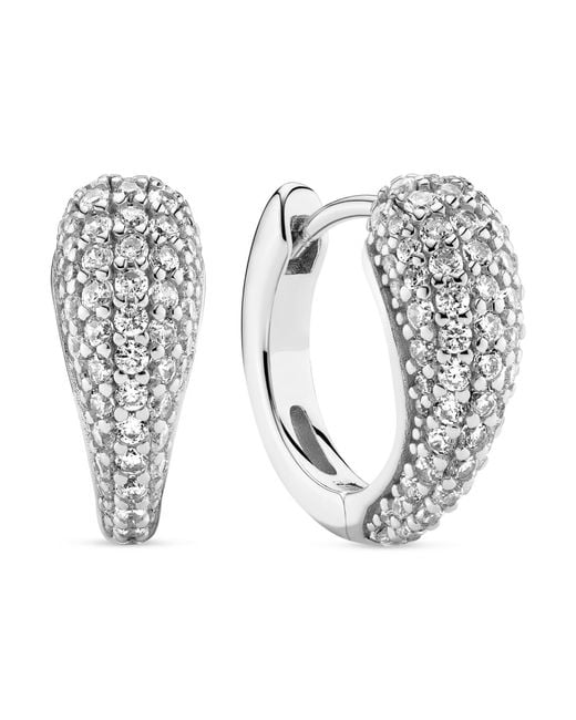 Sif Jakobs Jewellery Metallic Earrings Goccia Circolo