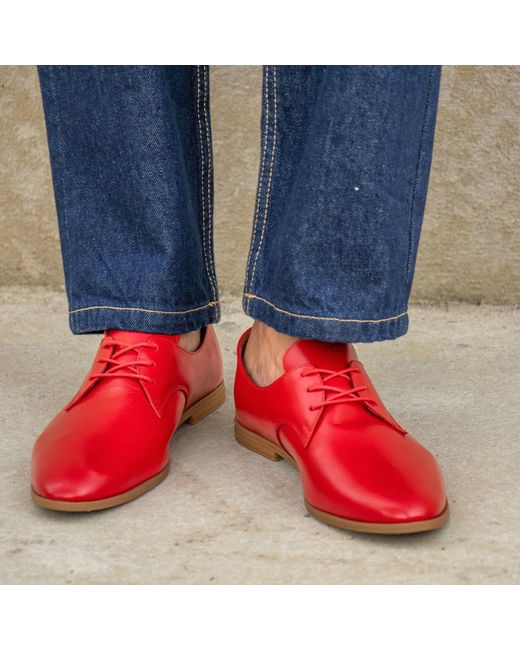 Womads Orange Imperial Oxfords