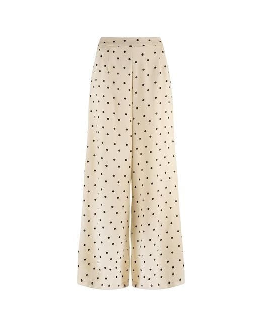 Traffic People Natural Neutrals Spanish Harlem Cream And Polka Dot Rene Trousers