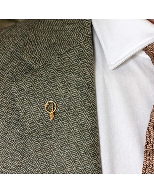 Lee Renee Metallic Parakeet Lapel Pin – Upside Down for men