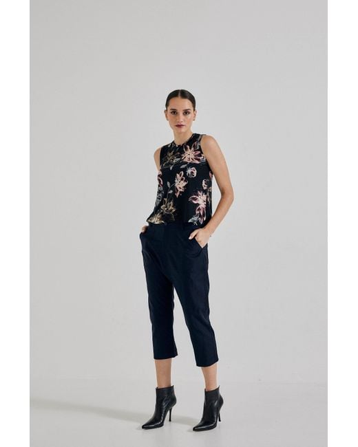 Lindsay Nicholas New York Blue Maverick Pant