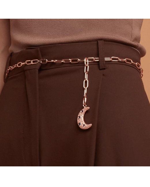 Onia Metallic Bold Clip Long Chain Waist Chain